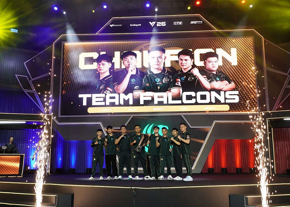 Team Falcons lần thứ 6 liên tiếp vô địch CFVL
