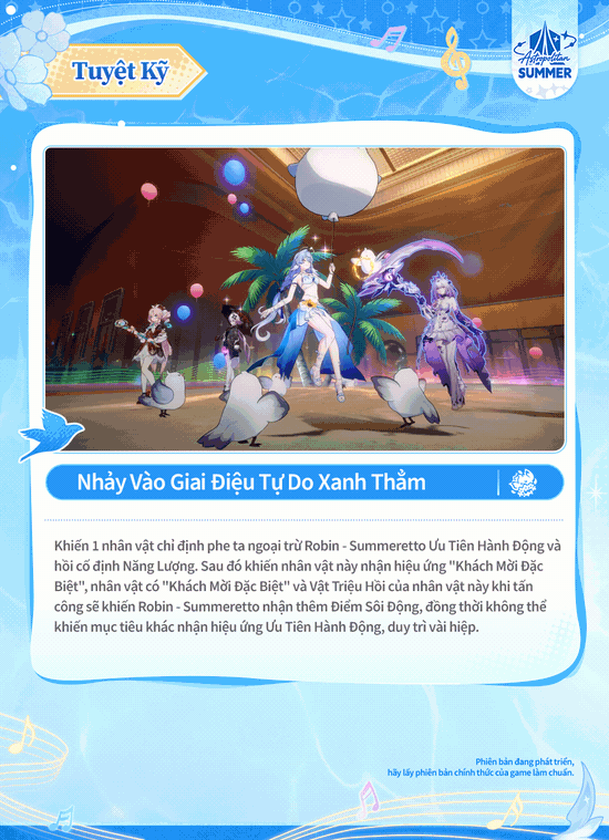 Nhảy Vào Giai Điệu Tự Do Xanh Thẳm