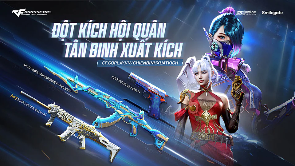 Crossfire mở nhiều sự kiện mới, có quà riêng cho tân binh