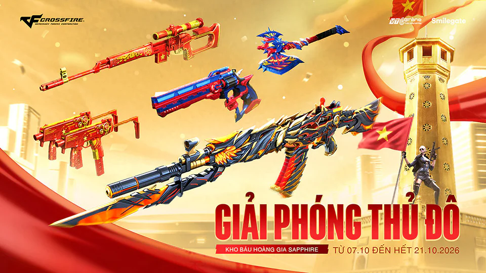 Kho Báu Hoàng Gia Sapphire Giải Phóng Thủ Đô